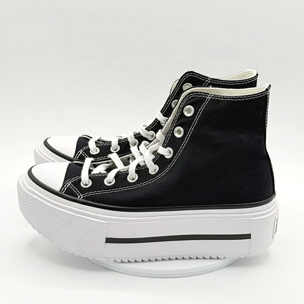 Converse Chuck Taylor All Star Lift Double Stack High Black / Size 7 Womens